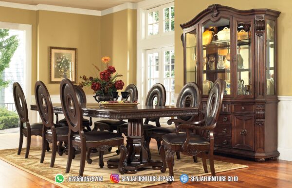 Meja Makan Mewah, Meja Makan Klasik, Meja Makan Kayu Jati, Meja Makan Minimalis, Ruang Makan Mewah, Meja Makan Mewah 4 Kursi, Meja Makan Mewah 6 Kursi, Meja Makan Mewah 8 Kursi, Meja Makan Mewah 10 Kursi, Meja Makan Mewah 12 Kursi, Meja Makan Klasik Eropa, Kursi Makan Mewah, Meja Makan Jepara