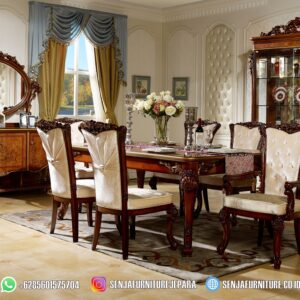 Meja Makan Mewah, Meja Makan Klasik, Meja Makan Kayu Jati, Meja Makan Minimalis, Ruang Makan Mewah, Meja Makan Mewah 4 Kursi, Meja Makan Mewah 6 Kursi, Meja Makan Mewah 8 Kursi, Meja Makan Mewah 10 Kursi, Meja Makan Mewah 12 Kursi, Meja Makan Klasik Eropa, Kursi Makan Mewah, Meja Makan Jepara