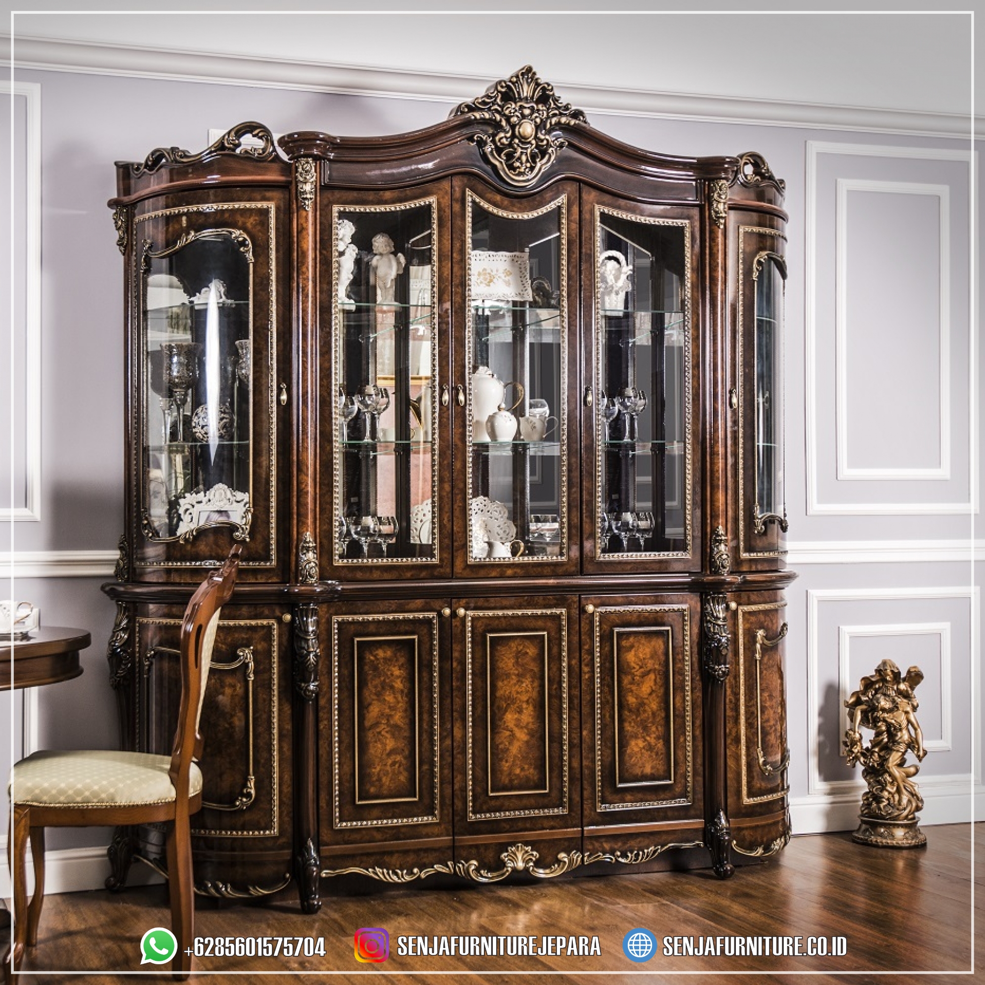 Bufet Lemari Hias Mewah Kaca Ruang Tamu Renaissance Lemari Hias Mewah, Lemari Hias Klasik, Lemari Hias Ruang Tamu, Lemari Hias Minimalis, Lemari Hias Kaca, Lemari Hias Sudut, Lemari Hias TV, Lemari Hias Kayu Jati, Bufet Lemari Hias, Model Lemari Sudut, Lemari Hias Terbaru