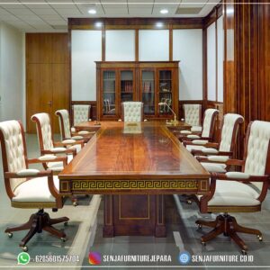Meja Rapat Kantor, Meja Meeting Kantor, Meja Rapat Pimpinan, Meja Rapat Kayu Jati, Meja Meeting Klasik, Meja Rapat Klasik, Meja Rapat Mewah, Meja Meeting Kayu Jati, Meja Rapat Bundar, Meja Rapat Minimalis, Meja Rapat HPL, Meja Rapat Ukir Jepara, Meja Rapat Oval, Interior Ruang Rapat