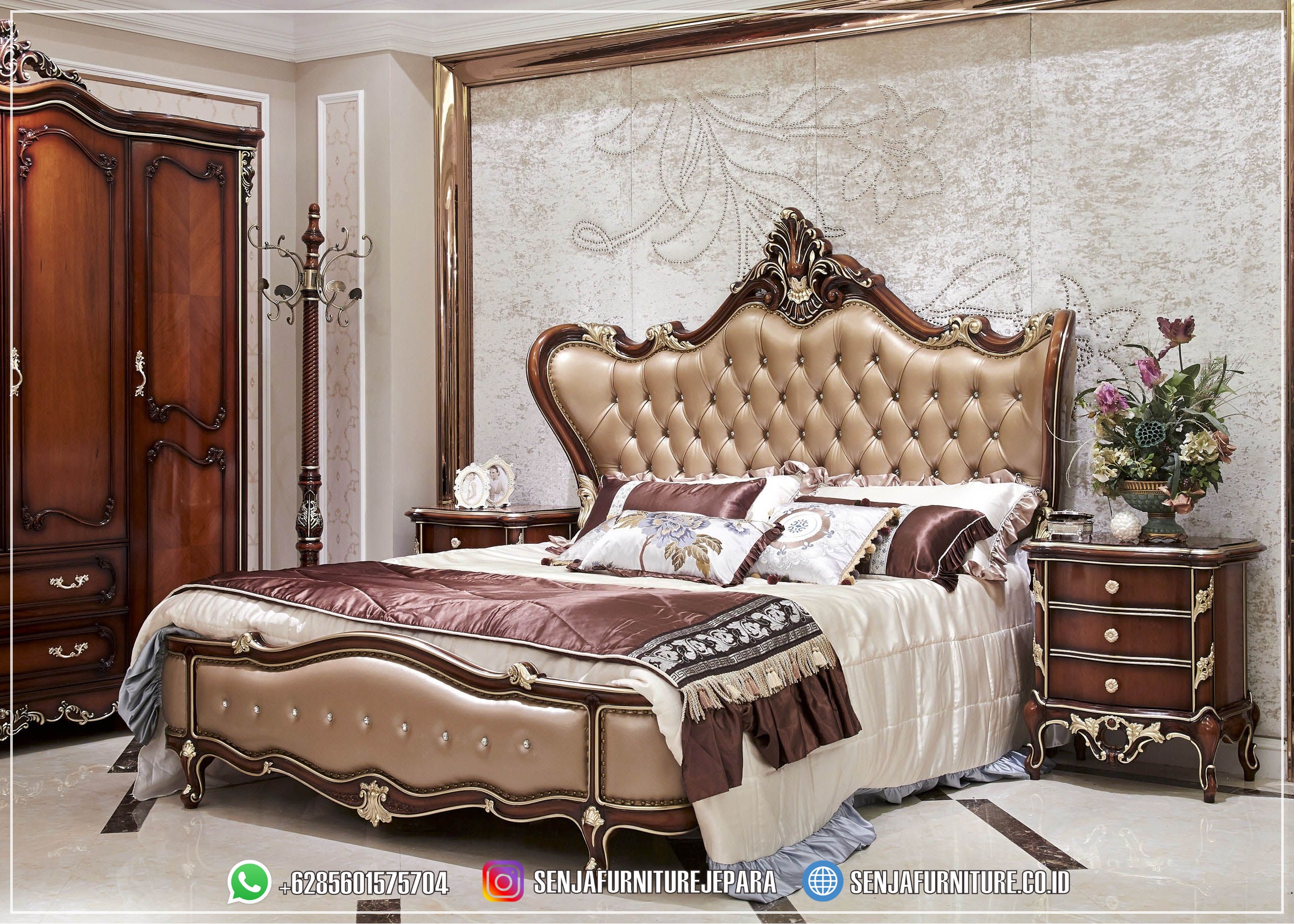 Dekor Tempat Tidur Mewah Kayu Jati New Classic King Bedroom Tempat Tidur Mewah, Tempat Tidur Klasik, Tempat Tidur Jati, Kamar Tidur Mewah, Tempat Tidur Pengantin, Tempat Tidur Sultan, Tempat Tidur Minimalis, Tempat Tidur Mewah Ukir Jepara, Tempat Tidur Elegan, Tempat Tidur Modern, Model Tempat Tidur Mewah, Set Kamar Mewah, Desain Tempat Tidur Mewah, Desain Kamar Klasik, Interior Kamar Mewah, Bedroom Set Classic
