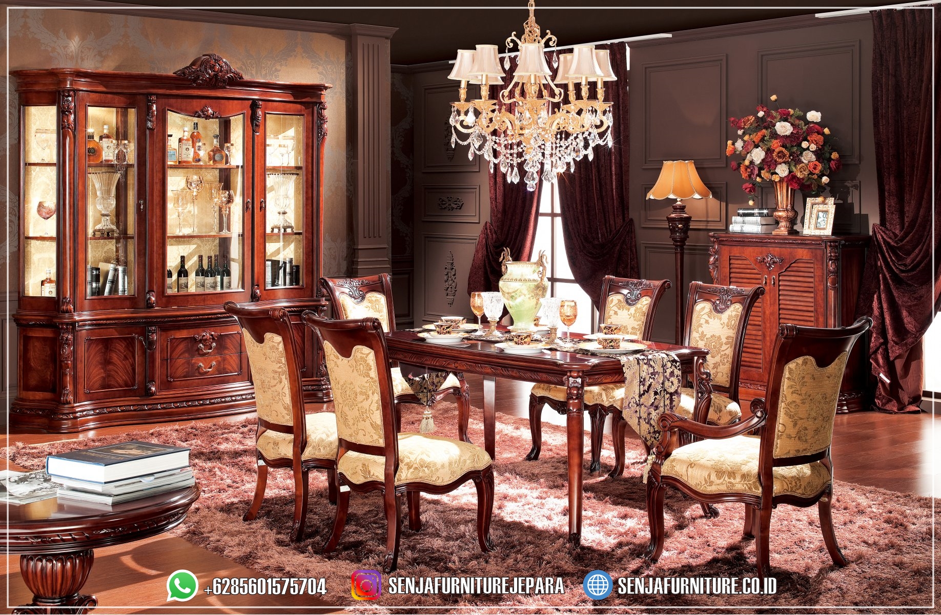 Kursi Meja Makan Jati 6 Orang Klasik Desain Terbaru Meja Makan Mewah, Meja Makan Klasik, Meja Makan Kayu Jati, Meja Makan Minimalis, Ruang Makan Mewah, Meja Makan Mewah 4 Kursi, Meja Makan Mewah 6 Kursi, Meja Makan Mewah 8 Kursi, Meja Makan Mewah 10 Kursi, Meja Makan Mewah 12 Kursi, Meja Makan Klasik Eropa, Kursi Makan Mewah, Meja Makan Jepara