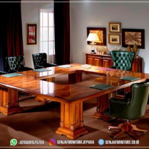 Meja Meeting Kantor, Meja Rapat Kantor, Meja Rapat Pimpinan, Meja Rapat Kayu Jati, Meja Meeting Klasik, Meja Rapat Klasik, Meja Rapat Mewah, Meja Meeting Kayu Jati, Meja Rapat Bundar, Meja Rapat Minimalis, Meja Rapat HPL, Interior Ruang Rapat