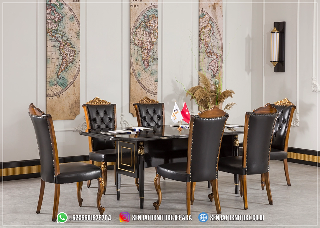 Desain Meja Rapat Jati Ukir Prestige Ruang Meeting Meja Rapat Jati, Meja Rapat Kantor, Meja Meeting Kantor, Meja Meeting Klasik, Meja Rapat Klasik, Meja Rapat Mewah, Meja Meeting Kayu Jati, Meja Rapat Bundar, Meja Rapat Minimalis, Meja Rapat HPL, Interior Ruang Rapat, Meja Rapat Pimpinan