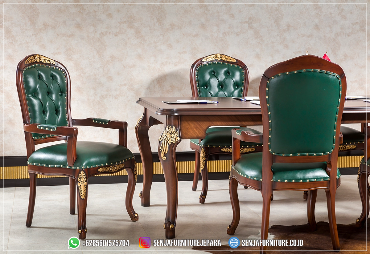 Harga Meja Rapat Jati Super Mewah Untuk Ruang Kerja Direktur - Gambar 3
