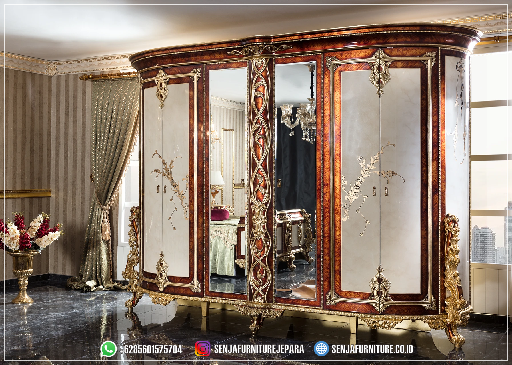Wardrobe Lemari Pakaian Mewah Davinci Ukir Jepara Klasik Lemari Pakaian Mewah, Lemari Pakaian Klasik, Lemari Pakaian Jati, Lemari Pakaian Minimalis, Lemari Klasik Eropa, Lemari Pakaian Ukir Jepara, Lemari Pakaian 3 Pintu, Lemari Pakaian 4 Pintu, Lemari Pakaian 5 Pintu, Lemari Pakaian 6 Pintu, Classic Wardrobe, Lemari Baju Mewah, Classic Wardrobe