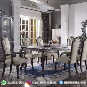 Meja Makan Mewah, Meja Makan Klasik, Meja Makan Jati, Meja Makan Elegan, Meja Makan Ukir Jepara, Meja Makan Mewah 10 Kursi, Meja Makan Mewah 12 Kursi, Meja Makan Mewah 6 Kursi, Meja Makan Mewah 8 Kursi, Ruang Makan Mewah