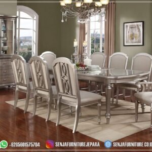 Meja Makan Mewah, Meja Makan Klasik, Meja Makan Jati, Meja Makan Elegan, Meja Makan Ukir Jepara, Meja Makan Mewah 10 Kursi, Meja Makan Mewah 12 Kursi, Meja Makan Mewah 6 Kursi, Meja Makan Mewah 8 Kursi, Ruang Makan Mewah