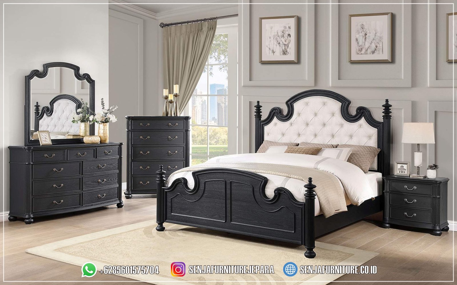 Bedroom Set Tempat Tidur Minimalis Rustic Black Gaya Klasik Tempat Tidur Minimalis, Tempat Tidur Modern, Tempat Tidur Mewah, Tempat Tidur Jati, Tempat Tidur Klasik, Dipan Kayu Jati, Tempat Tidur Anak, Tempat Tidur Terbaru, Desain Kamar Minimalis, Interior Kamar Minimalis, Tempat Tidur Jepara, Kamar Tidur Minimalis